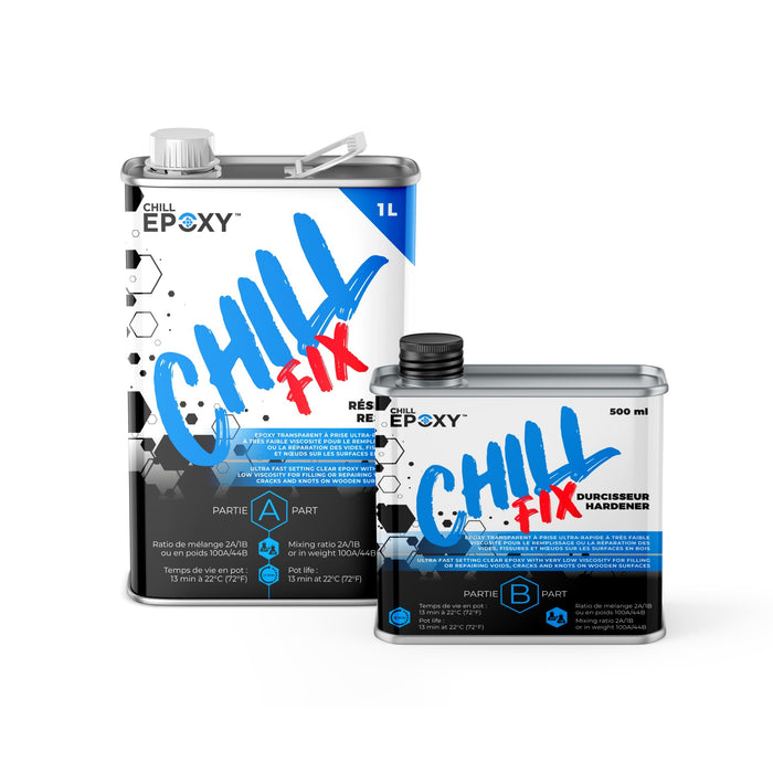 Chill Fix - Ultra Fast Setting Clear Epoxy Kit