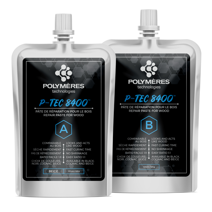 P-TEC 8400 POLYURETHANE WOOD REPAIR AND FILLING PASTE