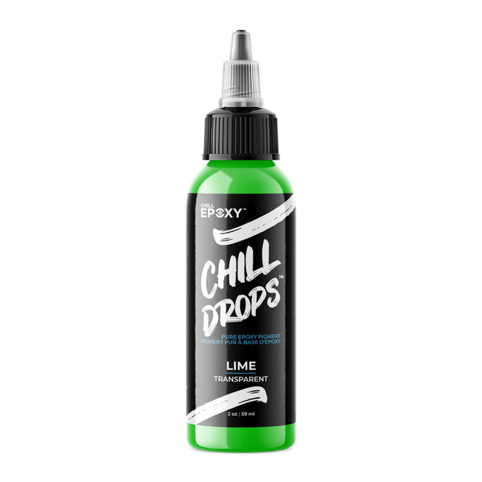 CHILL DROPS - Transparent / Lime / 2oz - Epoxy Accessories