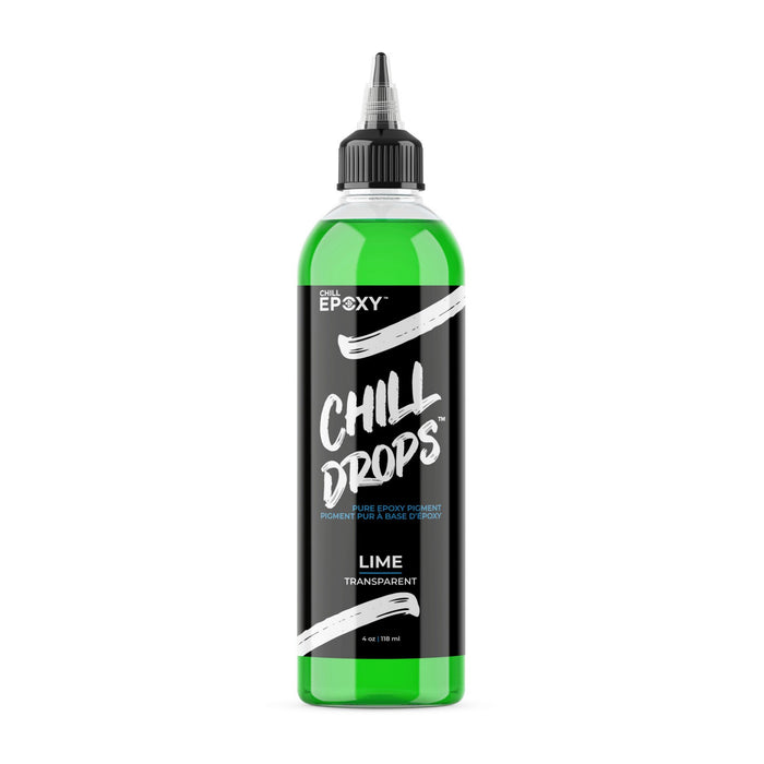 CHILL DROPS - Transparent / Lime / 4oz - Epoxy Accessories